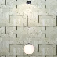 Lampa Savoy Czarny/Biały/Metal K-4921 LW1