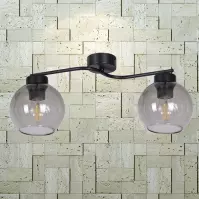 Lampa Aiden Czarny/Dymiony K-2624 LW2