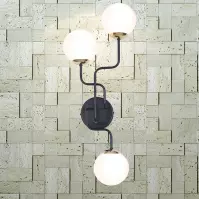 Lampa Kari Czarny/Złoty K-4708 LW3