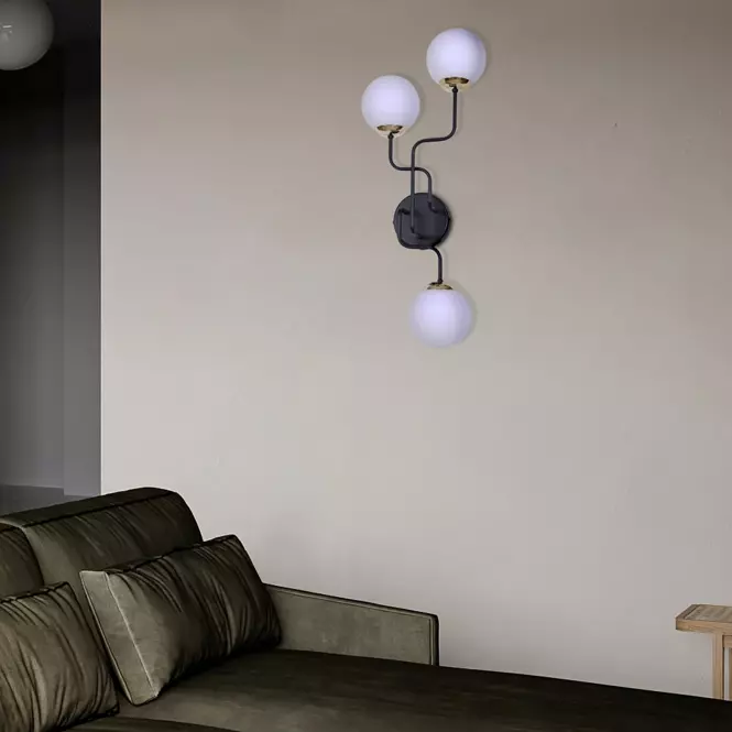 Lampa Kari Czarny/Złoty K-4708 LW3