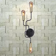 Lampa Kuga Czarny/Złoty K-4946 LW3