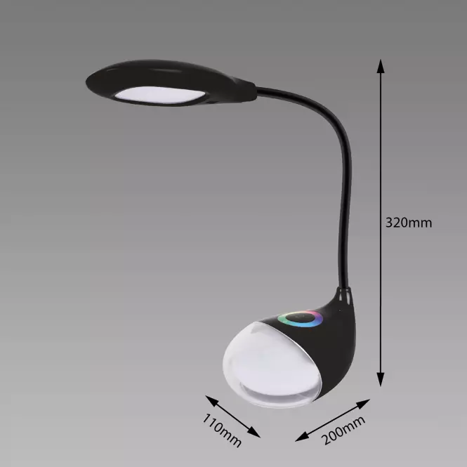 Lampa Boa LED Black RGB 04001 LB1