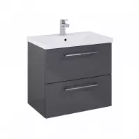 Zestaw szafka z umywalką Boa Vista New 60 2S antracyt