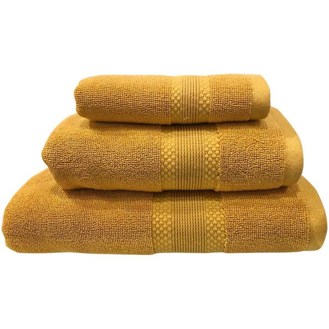 Ręcznik Monaco bawełna 600GSM 30x50 żółty