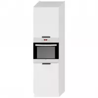 Szafka kuchenna Denis d60pk 2133 pl biały satyna mat/biały
