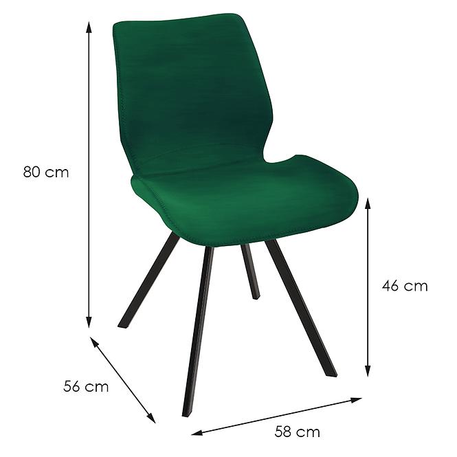 Krzesło Quebec 80112a Dark Green