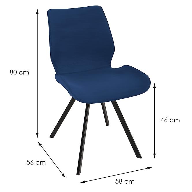 Krzesło Quebec 80112a Dark Blue