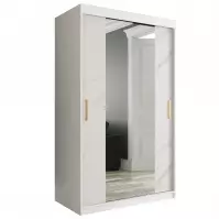 Szafa Marmur T1 120 Biały/Marmur Biały Szafa Marmur T1 120 Biały/Marmur Biały