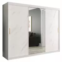 Szafa Marmur T1 250 Biały/Marmur Biały Szafa Marmur T1 250 Biały/Marmur Biały