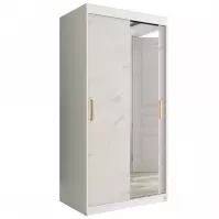 Szafa Marmur T2 100 Biały/Marmur Biały Szafa Marmur T2 100 Biały/Marmur Biały