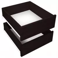 Komplet Szuflad (2SZT) 250 Czarny Komplet Szuflad (2SZT) 250 Czarny