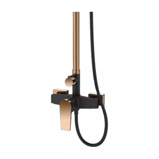 Kolumna natryskowa Midnight black/gold rose