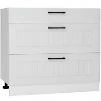 Szafka Kuchenna Irma D90pc S/3 Jasny Szary Mat