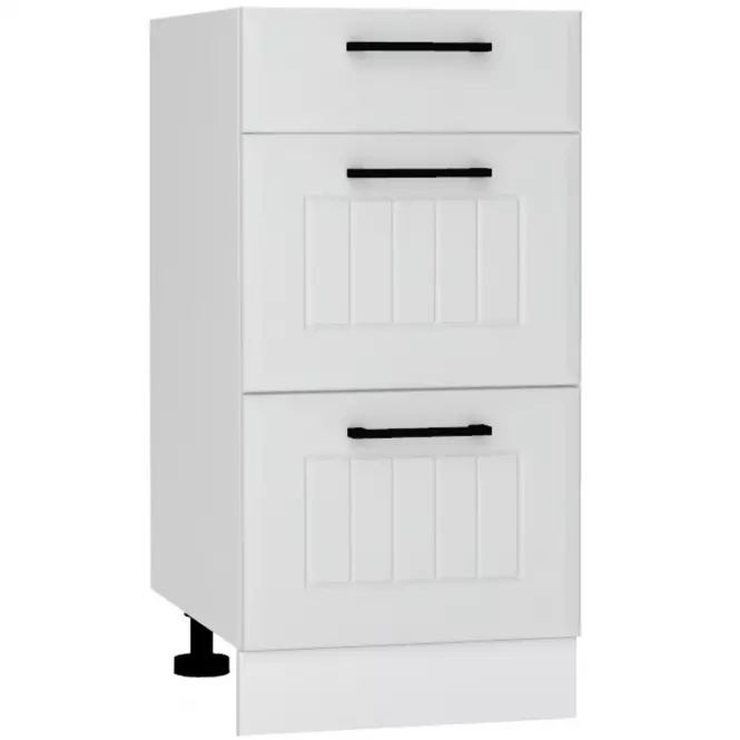 Szafka Kuchenna Irma D40s/3 Jasny Szary Mat