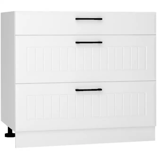Szafka Kuchenna Irma D90pc S/3 Biały Groszek Mat