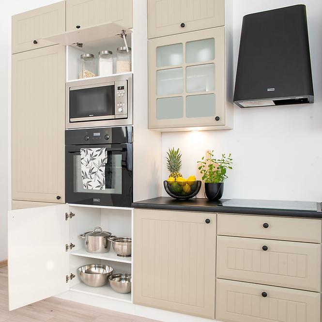 Szafka Kuchenna Irma W60/68 Slim Pl Z Okapem Srebrnym C