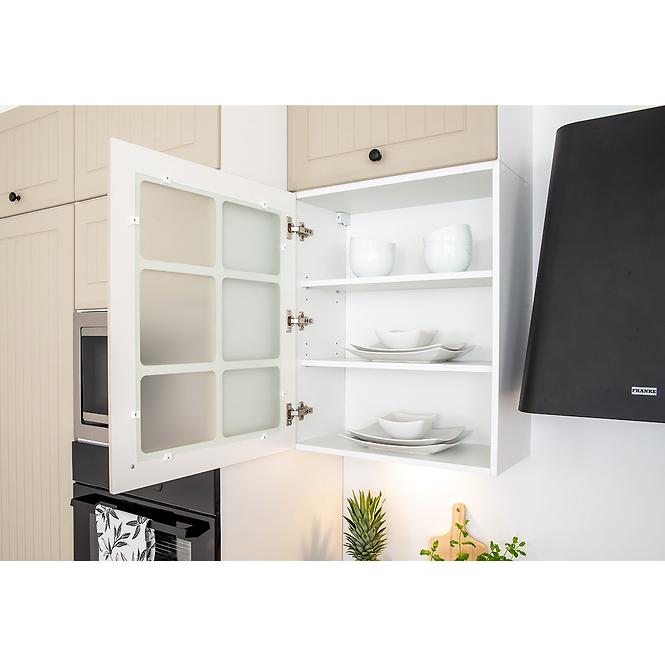 Szafka Kuchenna Irma W60/68 Slim Pl Z Okapem Srebrnym C