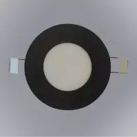 Panel LED CIRCLE 6W 4200K Okrągły Czarny