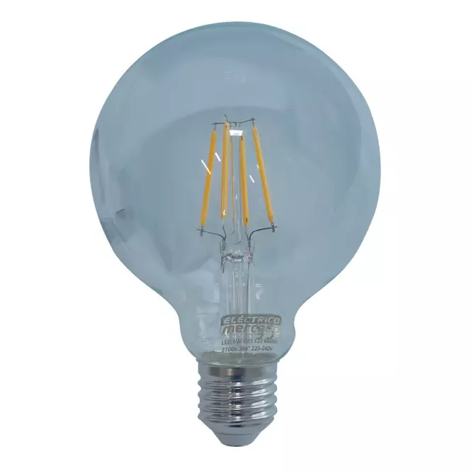 ŻARÓWKA FL G95 6W/660LM E27 230V 2700K CLEAR