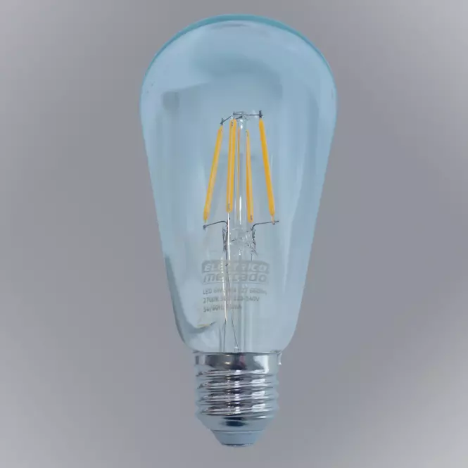 ŻARÓWKA FL ST64 6W/660LM E27 230V 2700K CLEAR