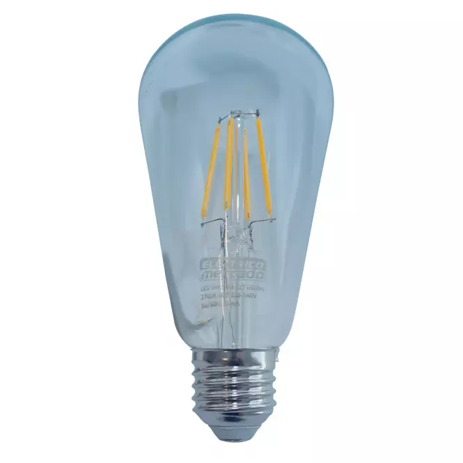 ŻARÓWKA FL ST64 6W/660LM E27 230V 2700K CLEAR
