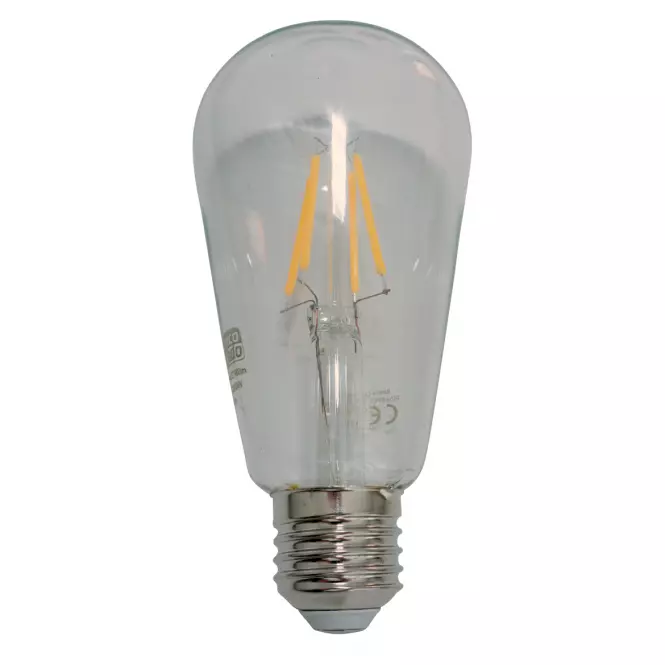 ŻARÓWKA FL ST64 4W/480LM E27 230V 2700K CLEAR