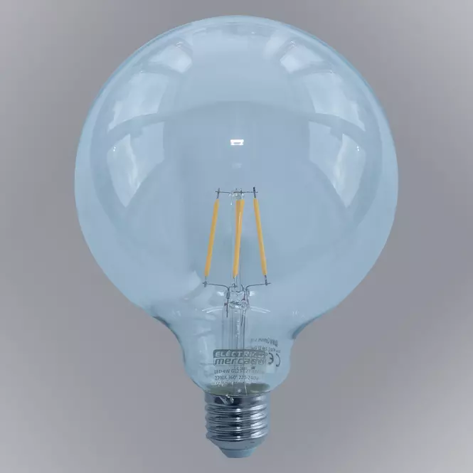 Żarówka FL G125 4W/470LM E27 230V 2700K CLEAR