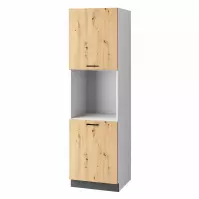 Szafka Kuchenna Clara D60pk 2133 P/L Szary Grafit/Artisan