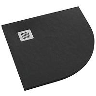 Brodzik półokrągły Kalait Black Stone 90x90x3,5 R55 3.3104/C/ST-M2