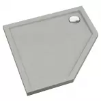 Brodzik pięciokątny Caspar New Cement Stone 80x80x5 - 3.2397/CT/ST
