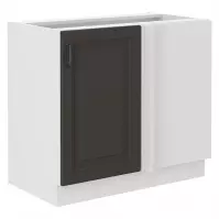 Szafka kuchenna STILO grafit mat/biały 105 nd 1f bb