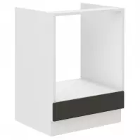 Szafka kuchenna STILO grafit mat/biały 60dg bb