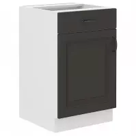 Szafka kuchenna STILO grafit mat/biały 50d 1f 1s bb