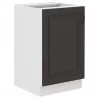 Szafka kuchenna STILO grafit mat/biały 50zl 1f bb