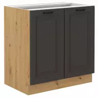 Szafka kuchenna STILO grafit mat/artisan 80d 2f bb