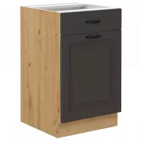Szafka kuchenna STILO grafit mat/artisan 50d 1f 1s bb