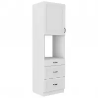 Szafka kuchenna STILO biały mat/biały 60dps-210 3s 1f