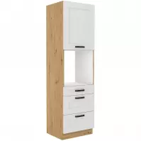 Szafka kuchenna LUNA biały mat/artisan  60dps-210 3s 1f
