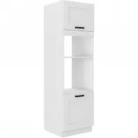 Szafka kuchenna LUNA biały mat/biały  60dmp-210 2f