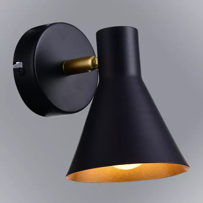 Kinkiet Less 21-70968 Czarny mat K1