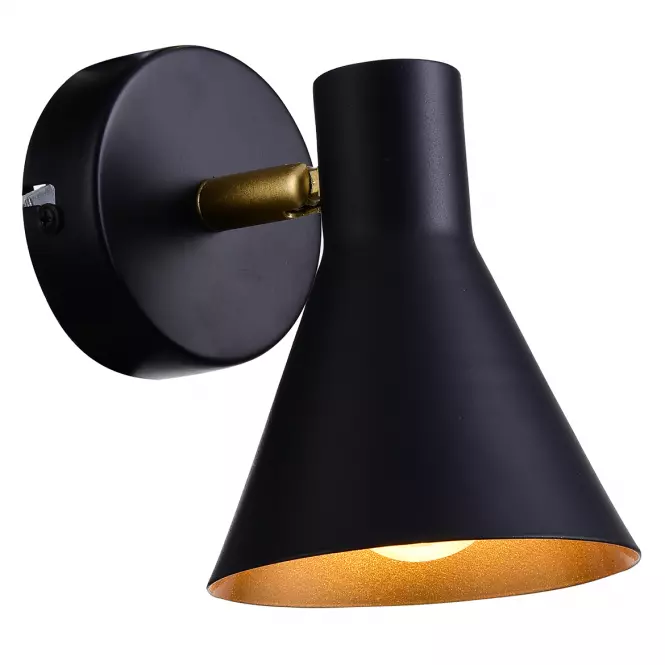 Kinkiet Less 21-70968 Czarny mat K1