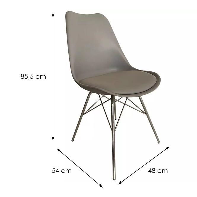 Krzesło DM44-39B grey