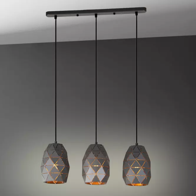 Lampa Harley MDM-3480/3 GR+GD LW3
