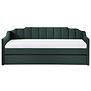 Sofa Galo zielona  - z dwoma łóżkami
