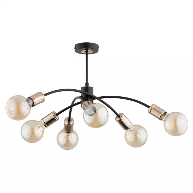 Lampa Ralph Black op. ośw. 6 PŁ 63051 LW6