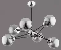 Lampa Resto Silver op. ośw. 6 PŁ 63058 LW6