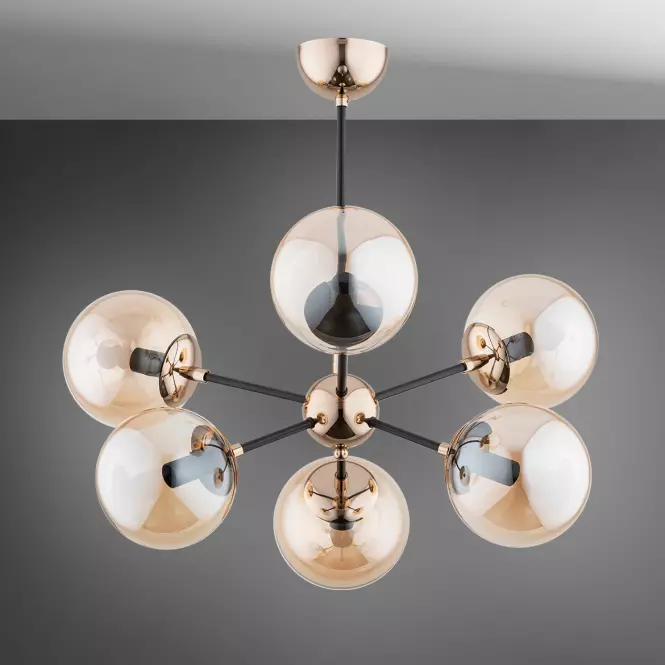 Lampa Sandy Black op. ośw. 6 PŁ. 63075 LW6