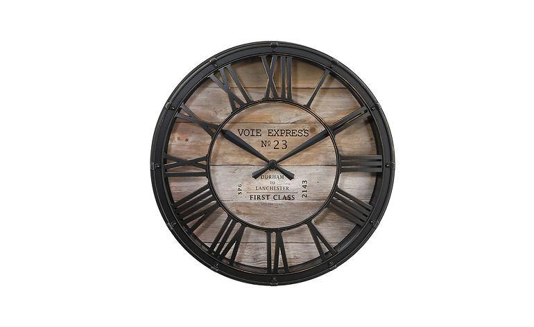 Zegar scienny Vintage czarny