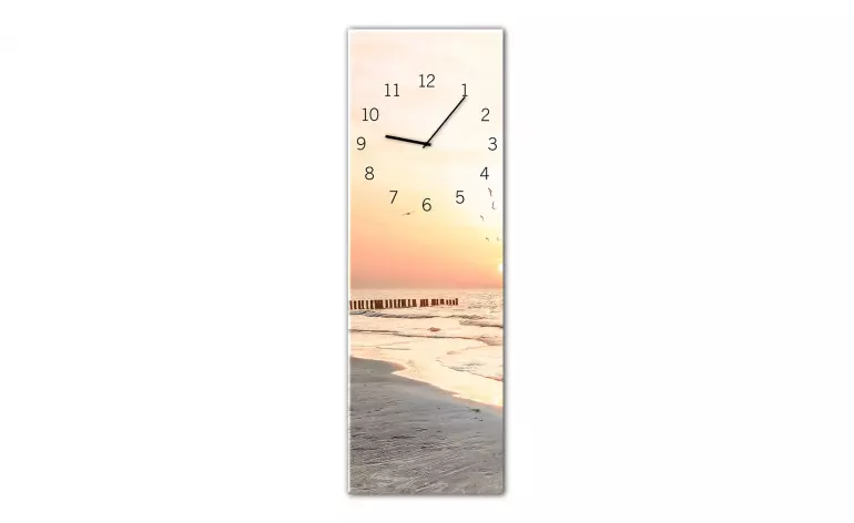 Zegar ścienny Plaża 20x60cm