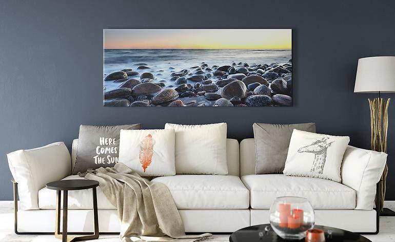 Obraz na szkle Wybrzeże 125x50 cm